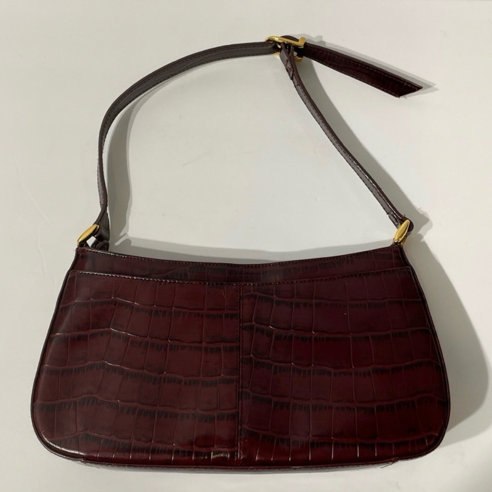 Etienne Aigner Burgundy Shoulder Bag
